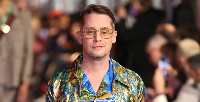 Маколей Калкин принял участие в показе Gucci