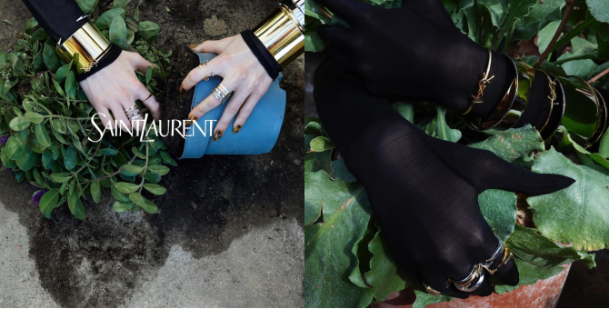 Saint Laurent представил свою первую коллекцию ювелирных украшений