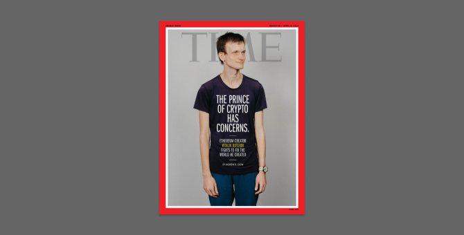 Time выпустил NFT версию журнала с российским программистом на обложке