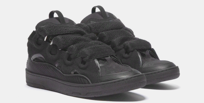 Lanvin выпустил полностью черные кроссовки Curb