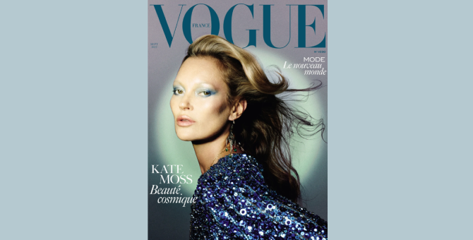 Кейт Мосс снялась для обложки французского Vogue