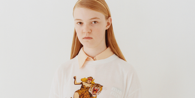 Miu Miu выпустил коллекцию футболок в честь китайского Нового года