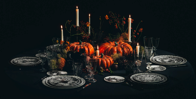 Dior Maison выпустил коллекцию посуды для Хеллоуина