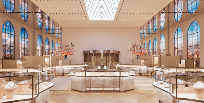 Tiffany & Co. откроет обновленное пространство флагманского магазина в Нью-Йорке
