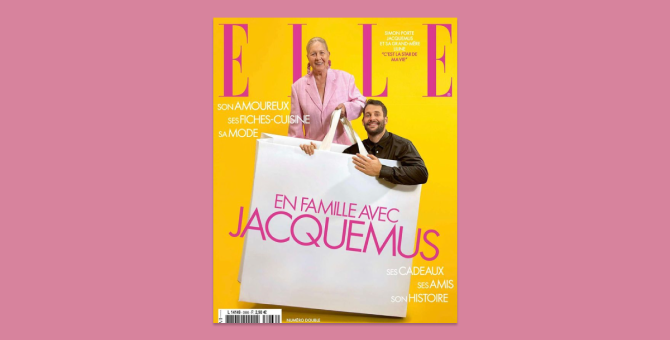 Симон Порт Жакмюс и его бабушка снялись для обложки французского Elle