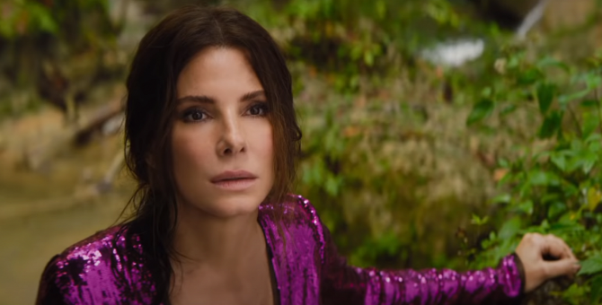 Вышел трейлер комедии «Затерянный город» с Брэдом Питтом и Сандрой Буллок