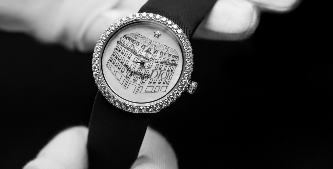 Dior посвятил новые часы историческому бутику на авеню Монтень