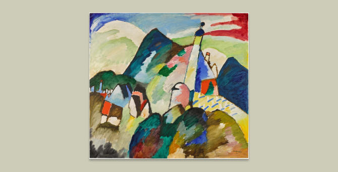 Картину Кандинского «Церковь в Мурнау» продали на Sotheby’s за 44,6 миллиона долларов
