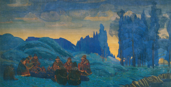 Картину Рериха из фондов Мурманского пароходства продали в 3,5 раза дешевле стартовой цены