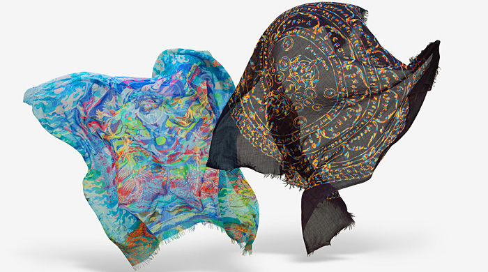 Точка силы: Etro выпустил платки, вдохновленные акупунктурой