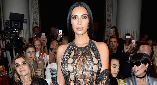 Ким Кардашьян и другие на показе Balmain