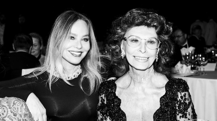 Софи Лорен и Орнелла Мути на благотворительном вечере в Москве