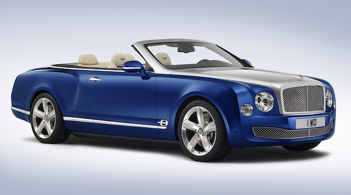 Глубокий синий: концепт Bentley Grand Convertible