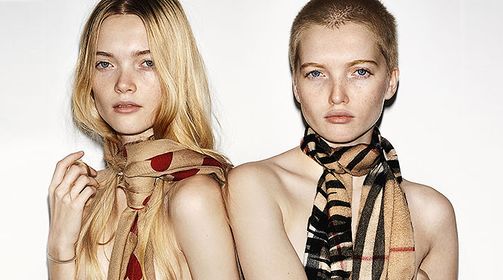 Рут и Мэй Белл, Сол Госс и другие rookie models в кампании Burberry