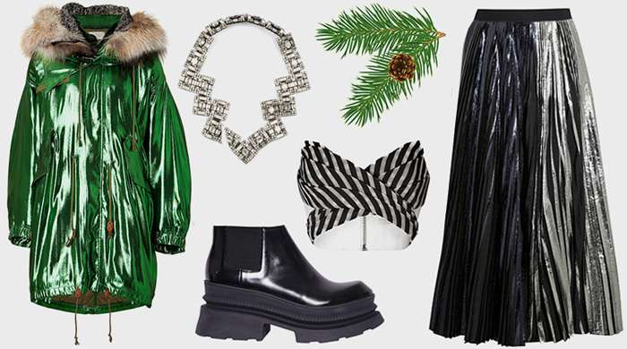 Северное сияние: 5 образов для новогодней вечеринки