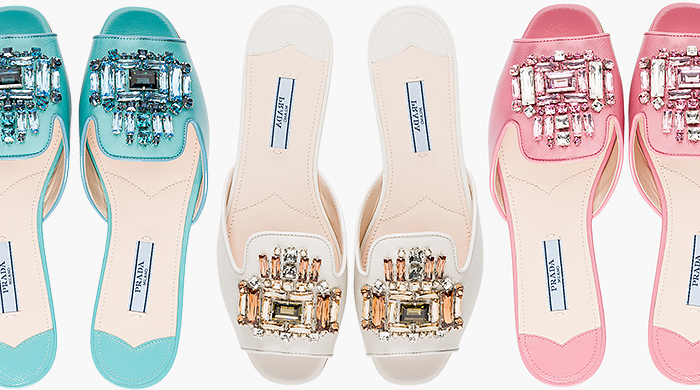 Объект желания: мюли Prada с кристаллами