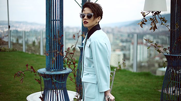 Тина Далакишвили в съемке MORE is LOVE