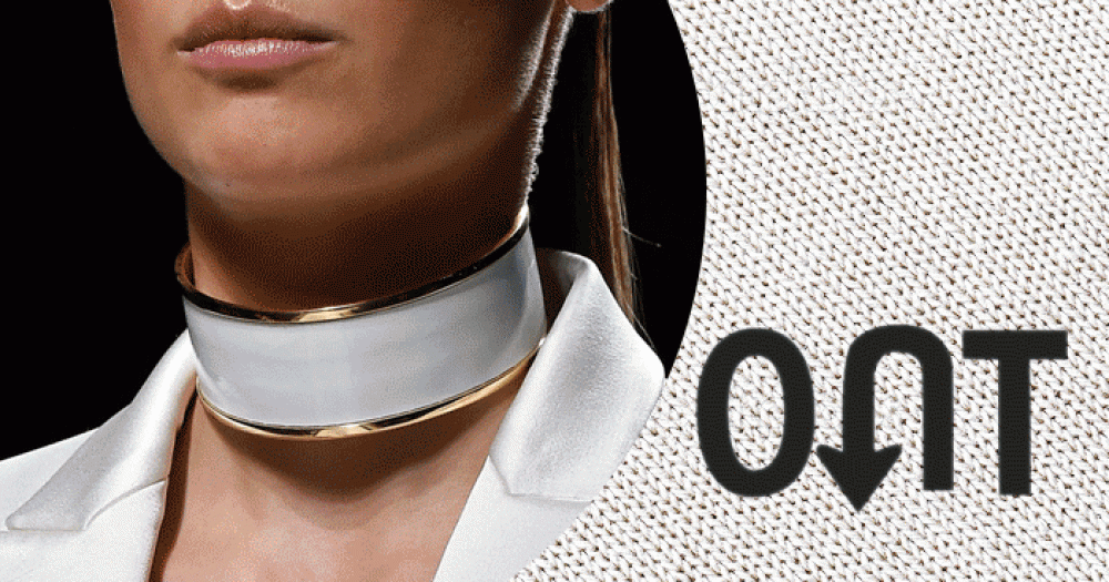 In/Out: металлические VS трикотажные чокеры