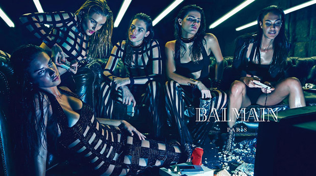 Рекламная кампания Balmain, весна-лето 2015