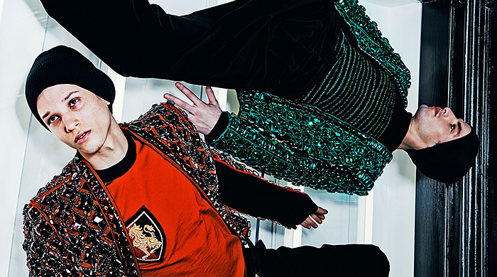 Обзор Buro 24/7: мужская коллекция Balmain Homme, осень-зима 2015