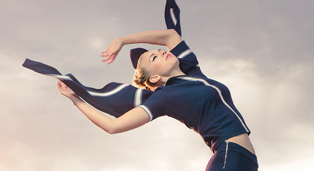 Анжелика Тиманина и Роман Широков  в новой рекламной кампании Lacoste