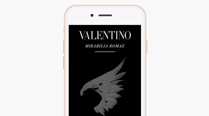 В честь показа кутюрной коллекции Valentino запустил приложение