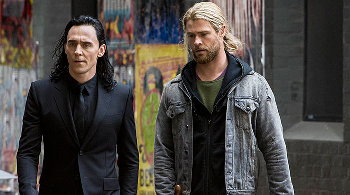 Том Хиддлстон и Крис Хемсворт на съемках \"Тор: Рагнарек\" в Австралии