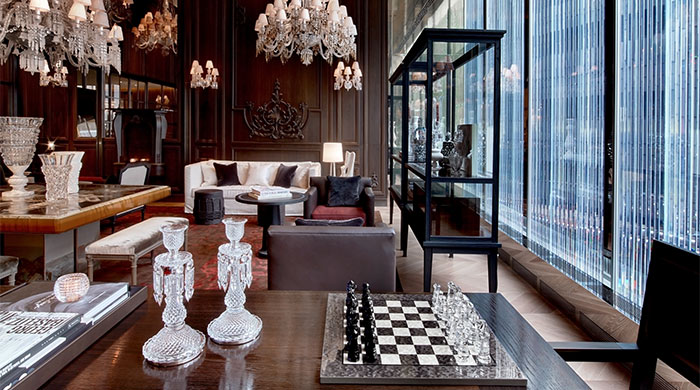 Хрустальный отель: Baccarat Hotel & Residences в Нью-Йорке