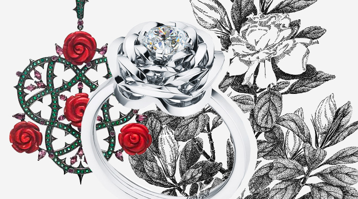 Ботанический сад: флористические мотивы в ювелирных коллекциях