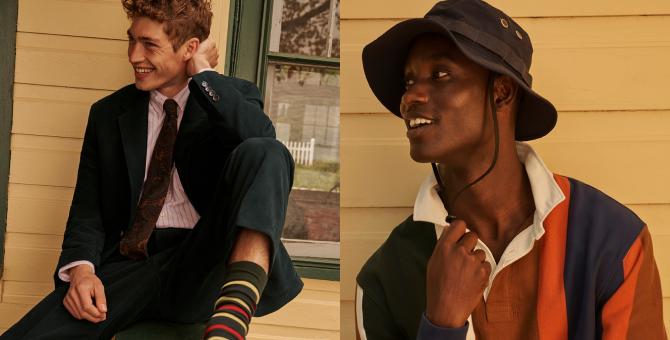 Брендон Бейбензин представил дебютную коллекцию для J. Crew