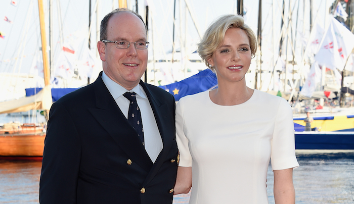 Княжеская семья на открытии нового здания Yacht Club de Monaco