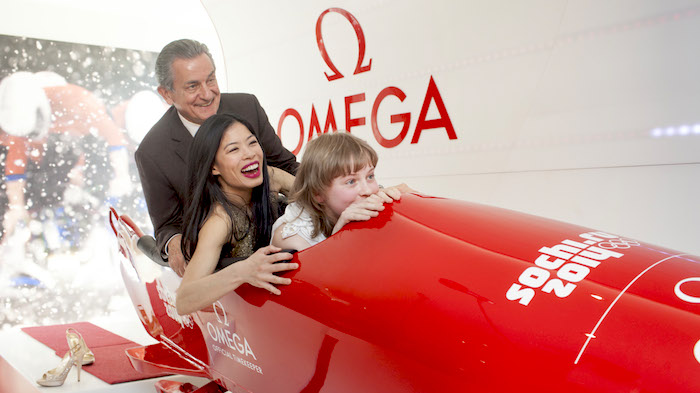 Ванесса Мэй, выставка Time is gold и история хронометража в павильоне Omega