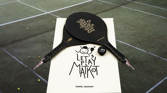 Ракетки для пляжного тенниса от Isabel Marant и Heritage Paris
