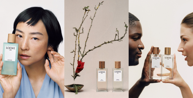 Loewe показал рекламную кампанию аромата Aire Anthesis
