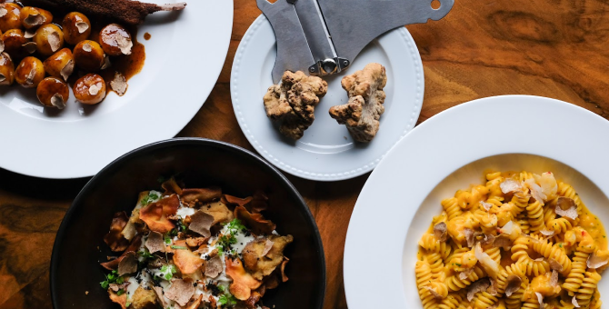 В баре «Стрелка» запустилось сезонное трюфельное меню