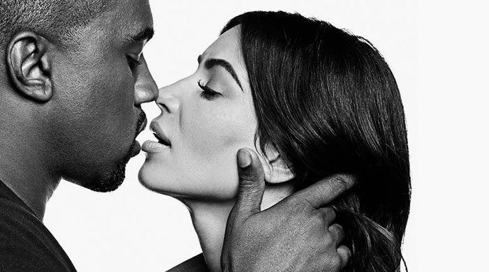 Ким Кардашьян и Канье Уэст в объективе Карла Лагерфельда