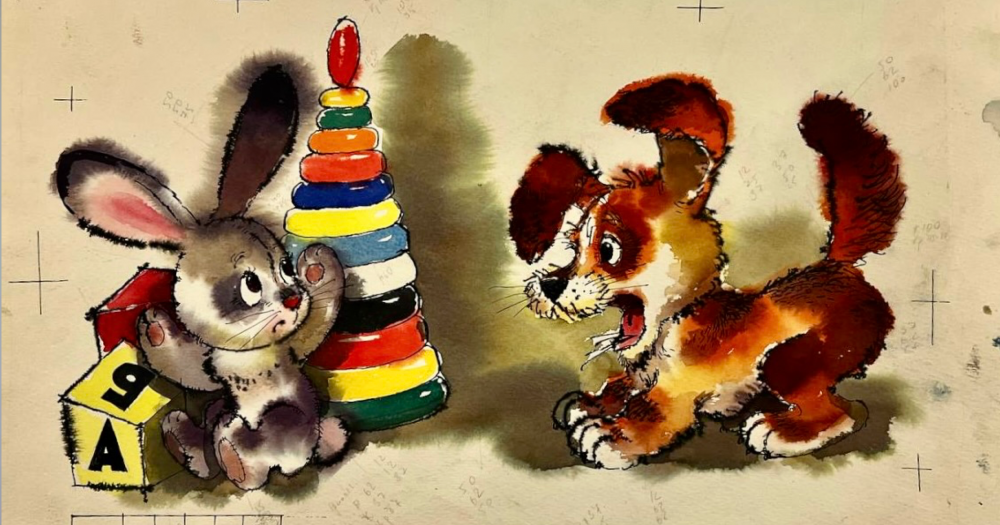 В Postrigay Gallery покажут книжные иллюстрации авторства Ильи Кабакова и Евгения Чарушина