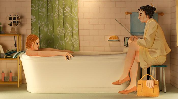 Бумажные мини-диорамы по фильмам Уэса Андерсона