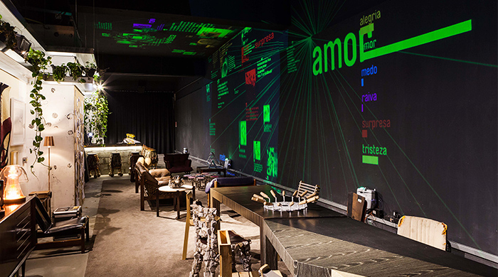 Эмоции напоказ: интерактивный бар от бразильских дизайнеров