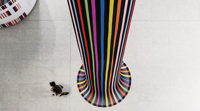 Инсталляция Missoni в аэропорту Милана