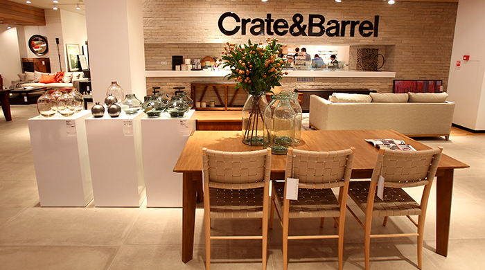 Первый интерьерный магазин Crate & Barrel открылся в Москве