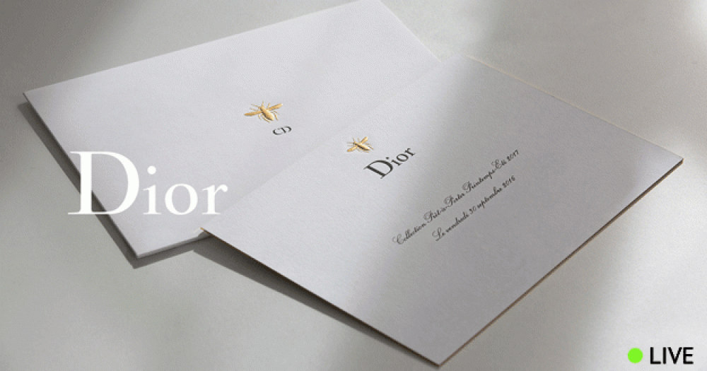Прямая трансляция показа Dior, весна-лето 2017