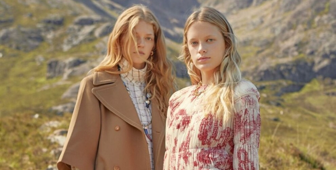 Chloé снял кампанию новой коллекции на севере Шотландии