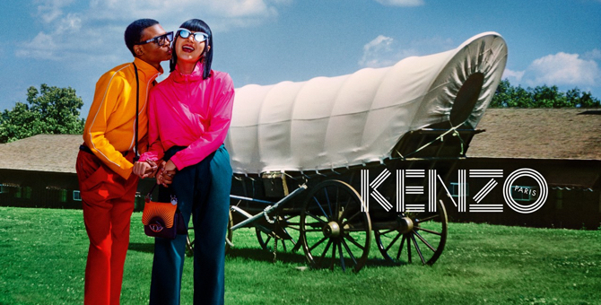Kenzo выпустил кампанию, снятую в духе винтажных открыток