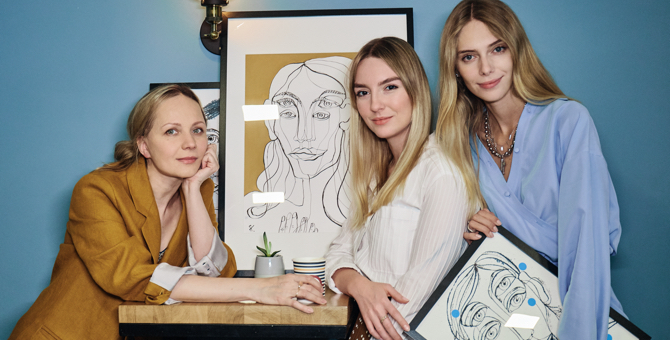 В «Кофе Бюро» на Китай-городе открылась выставка Ксении Березовской