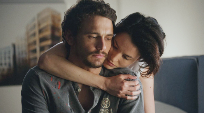 Броуди, Кунис, Франко, Бейсингер, Уайлд и Нисон в \"Третьей персоне\"