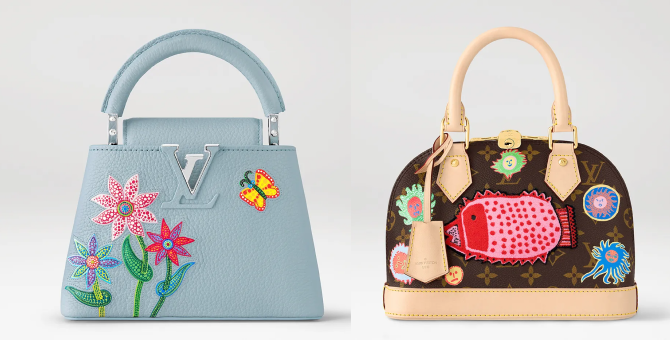 Louis Vuitton представил вторую капсулу с Яей Кусама