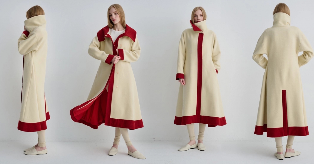 Локальный бренд FRONT Fashion представил коллекцию пальто с этническими мотивами