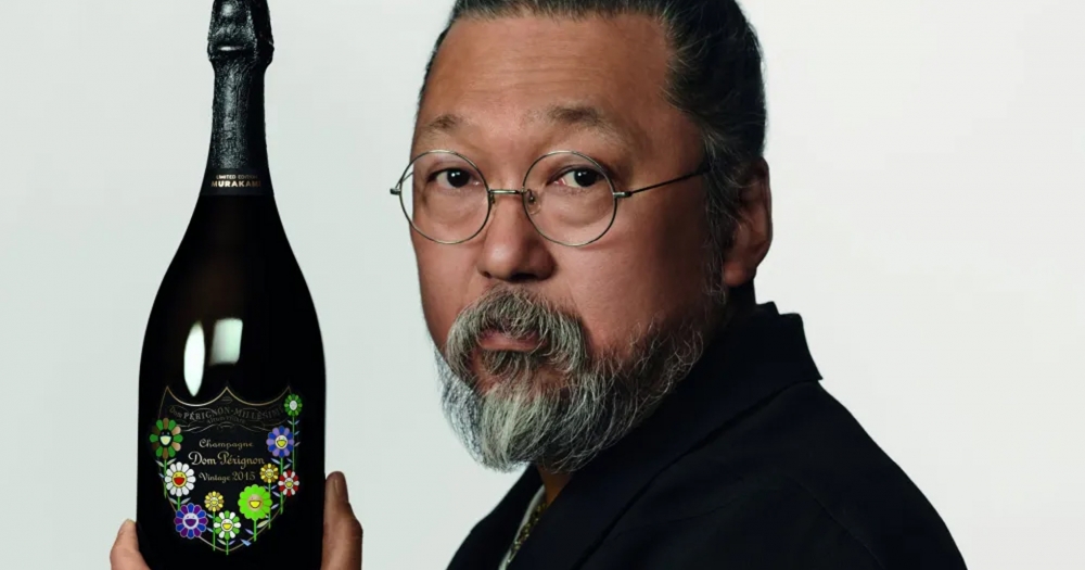 Такаси Мураками создал дизайн для бутылок Dom Pérignon