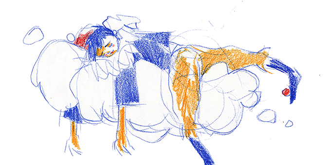 Художники рисуют для BURO.: Кate NV